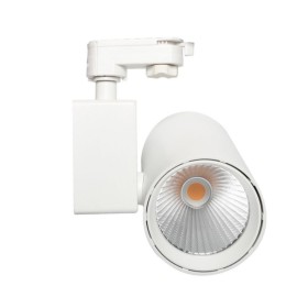 XXLED LED Strahler 40W MADRID Weiss BRIDGELUX Chip 1-Phasen Schienensystem SPEZIELL FÜR LEBENSMITTEL