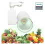 XXLED LED Strahler 40W MADRID Weiss BRIDGELUX Chip 1-Phasen Schienensystem SPEZIELL FÜR LEBENSMITTEL - Detailansicht