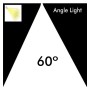 XXLED LED Strahler 40W MADRID Weiss BRIDGELUX Chip 1-Phasen Schienensystem SPEZIELL FÜR LEBENSMITTEL - Produktansicht