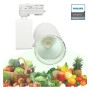 XXLED LED Strahler 40W MADRID Weiss BRIDGELUX Chip 3-Phasen Schienensystem SPEZIELL FÜR LEBENSMITTEL - Detailansicht