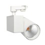 XXLED LED Strahler 40W MADRID Weiss BRIDGELUX Chip 3-Phasen Schienensystem SPEZIELL FÜR LEBENSMITTEL