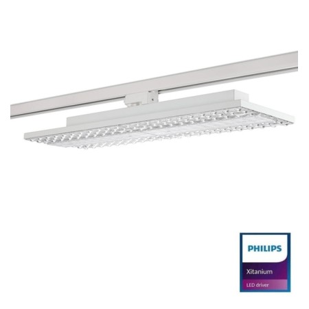 XXLED LED Strahler 75W - LINEAR ARENDAL - Philips Xitanium - Weiss - 3-Phasen Schienensystem - 58cm