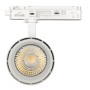 XXLED LED-Schienenstrahler 40W - 28W ODENSE Weiss für Einphasen-Stromschiene - CCT - CRI+92 - UGR13 - 24º - Detailansicht