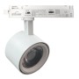 XXLED LED-Schienenstrahler 40W - 28W ODENSE Weiss für Einphasen-Stromschiene - CCT - CRI+92 - UGR13 - 24º - Produktansicht