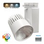 XXLED Projecteur sur rail LED 40W UPPSALA Blanc - Philips Certa Drive - 3CCT - Monophasé - IRC+98