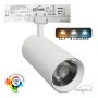 XXLED LED-Spot 40W - 30W NEW MAYA Weiss Dreiphasenschienen - CCT - CRI+92 - UGR13 - HOHE LUMEN