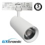 XXLED LED-Spot 40W - 30W NEW MAYA Weiss Dreiphasenschienen - CCT - CRI+92 - UGR13 - HOHE LUMEN - Detailansicht