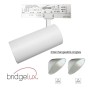 XXLED LED-Spot 40W - 30W NEW MAYA Weiss Dreiphasenschienen - CCT - CRI+92 - UGR13 - HOHE LUMEN - technische Ansicht