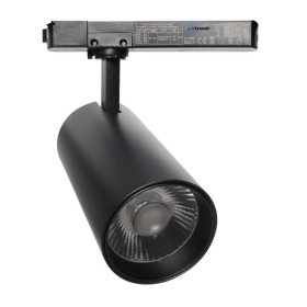 Projecteur LED 40W - 34W NEW MAYA Noir Rail monophasé - CCT - IRC+92 - UGR13 - 120Lm/W