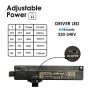 XXLED Projecteur LED 40W - 34W NEW MAYA Noir Rail monophasé - CCT - IRC+92 - UGR13 - 120Lm/W - vue technique