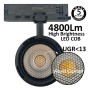 XXLED LED-Strahler - Dreiphasig - 40W-30W - ROME Schwarz - GxTronic-Treiber - technische Ansicht