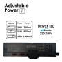 XXLED LED-Strahler - Dreiphasig - 40W-30W - ROME Schwarz - GxTronic-Treiber