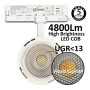 XXLED Proiettore LED - Trifase - 40W-30W - ROME Bianco - Driver GxTronic - Ottica Regolabile 24º-60º - vista tecnica