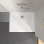 Receveur de douche rectangulaire Villeroy & Boch Taro 100 x 80 x 2,5 cm - vue technique