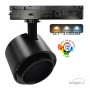 XXLED Proiettore LED 40W-28W Monofase - ROMA Nero - Driver GxTronic - Ottica Regolabile 24º-60º - UGR13
