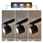 XXLED Proiettore LED 40W-28W Monofase - ROMA Nero - Driver GxTronic - Ottica Regolabile 24º-60º - UGR13 - vista tecnica