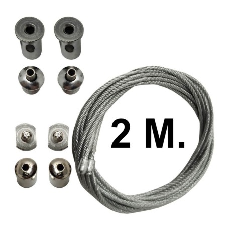 XXLED Aufhängeset für Hängeschiene - 2 Meter