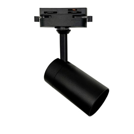 XXLED Proiettore a binario - BORNE NERO - Per lampade GU10 - Alluminio monofase