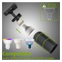 XXLED Proiettore per binari - EMMEN NERO - per lampada GU10 - monofase - vista dettagliata