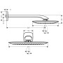 Doccia a soffione hansgrohe PuraVida 400 1jet con braccio doccia - immagine prodotto