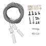 XXLED Universelles Hängekit - Weiss - mit 3m Kabel - Packung mit 2 Einheiten