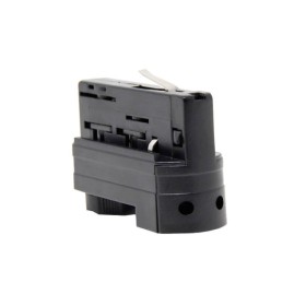 XXLED dreiphasigSchienenadapter Stecker Schwarz