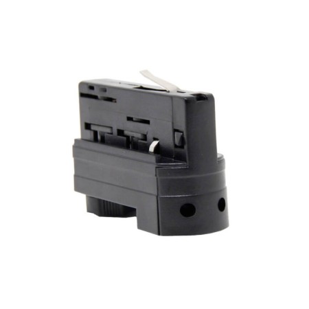 XXLED dreiphasigSchienenadapter Stecker Schwarz