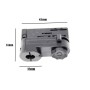 XXLED dreiphasigSchienenadapter Stecker Schwarz