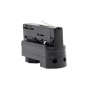 XXLED dreiphasigSchienenadapter Stecker Schwarz - Detailansicht