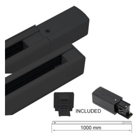 DreiphasigSpur 1 Mètre Noir
