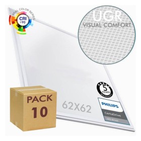 XXLED PACK 10stk. LED Panel 62x62 40W Philips CertaDrive - UGR19 - CRI+90 - CCT