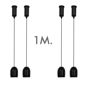 XXLED Aufhängeset LED-Leuchte - SCHWARZ - 1 Meter