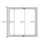 XXLED Einbaurahmen für LED-Panele 30x30 cm - Detailansicht