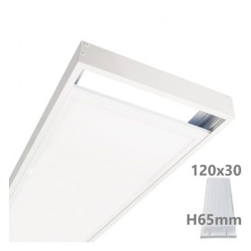 XXLED Oberflächenmontagesatz für LED-Panel 120x30 - H65mm