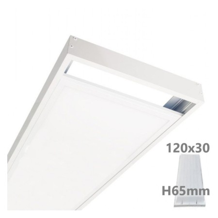 XXLED Oberflächenmontagesatz für LED-Panel 120x30 - H65mm