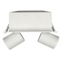 XXLED Downlight LED 12W - DREHBARES PERISKOP - Rechteckig - CCT Farbwahl - technische Ansicht