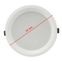 XXLED Downlight LED 40W Rund – Dimmbarer Lifud-Treiber – IP54 – UGR17 - Detailansicht