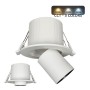 XXLED Downlight LED 6W - DREHBARES PERISKOP - Kreisförmig - CCT Farbwahl