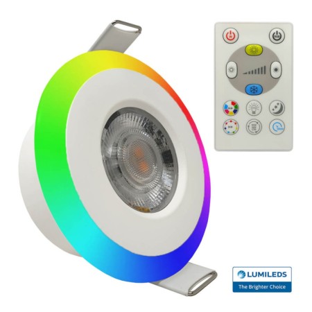 XXLED Downlight LED 6W RGB+CCT - Control Remoto - Chip Lumileds