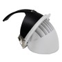 XXLED Einbaustrahler Schwenkbar LED - 40W - Treiber Philips Certa Drive - 24º - CCT - CRI+92 - technische Ansicht
