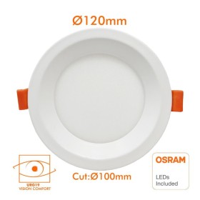 Spot LED encastrable 12W Rond - OSRAM CHIP DURIS E 2835 - CCT - UGR19