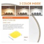 XXLED LED Einbauleuchte 12W Rund - OSRAM CHIP DURIS E 2835 - CCT - UGR19 - technische Ansicht