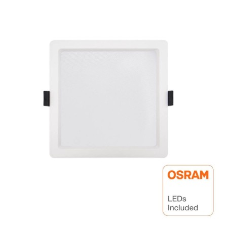 XXLED Faretto a incasso LED 15W Quadrato - OSRAM CHIP DURIS E 2835 - CCT - UGR17