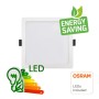 XXLED Faretto a incasso LED 15W Quadrato - OSRAM CHIP DURIS E 2835 - CCT - UGR17 - vista dettagliata