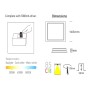 XXLED Faretto a incasso LED 15W Quadrato - OSRAM CHIP DURIS E 2835 - CCT - UGR17 - immagine prodotto