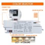XXLED Faretto a incasso LED 24W Rotondo - OSRAM CHIP DURIS E 2835 - CCT - UGR17 - vista dettagliata