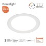 XXLED Faretto a incasso LED 24W Rotondo - OSRAM CHIP DURIS E 2835 - CCT - UGR17