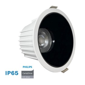 XXLED LED Einbauleuchte 40W Rund - Philips CertaDrive - CCT - UGR13 -IP65