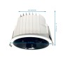 XXLED LED Einbauleuchte 40W Rund - Philips CertaDrive - CCT - UGR13 -IP65 - Produktansicht