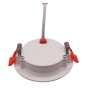 XXLED LED Einbauleuchte 8W Rund - OSRAM CHIP DURIS E 2835 - CCT - UGR17 - technische Ansicht